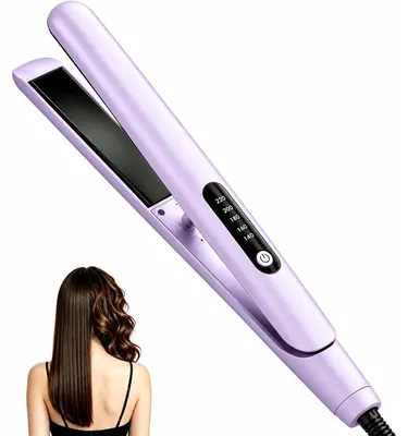 Produktbild von Straightener, 2-in-1 Haarglätter und Lockenstab, Keramik Glätteisen mit Temperaturregelung 140–220 °C