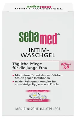 Image de Gel nettoyant intime Sebamed à l'extrait de camomille et à l'acide lactique 200ml, paquet de 2