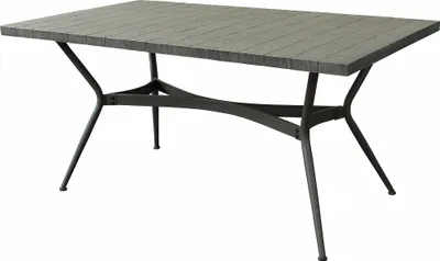 Immagine prodotto di Milani Home - tavolo da giardino rettangolare, Evon, piano mosaico, 160 x 90 cm, antracite