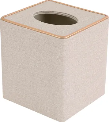 Immagine prodotto di Scatola per fazzoletti, design moderno, facile da pulire, bianco sporco