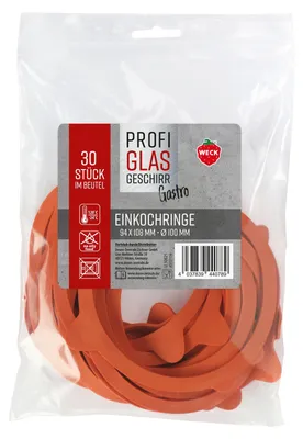 Immagine prodotto di 30er Beutel Gummiringe Weck 94 x 108 mm Ø 100 mm 76135
