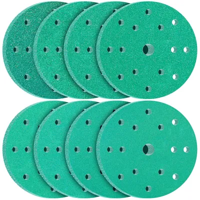 Image de Lot de 80 disques abrasifs de 150 mm pour ponceuse excentrique