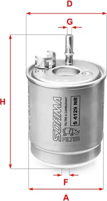 Produktbild von Kraftstofffilter SOFIMA S 4129 NR