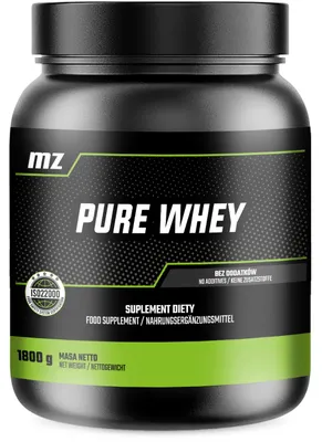 Produktbild von Pure Whey 1800g - 100% Molkenproteinkonzentrat 19,5g pro Portion - 72 Portionen