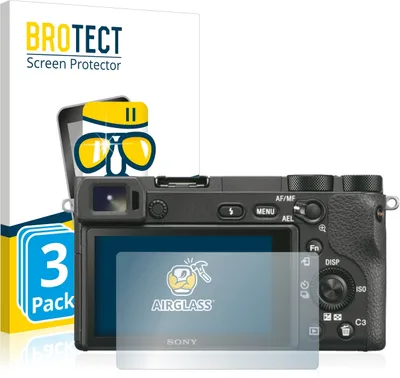 Produktbild von 3x BROTECT Schutzglas für Sony Alpha 6500 Schutzfolie Panzer Folie Glas Display Schutz klar