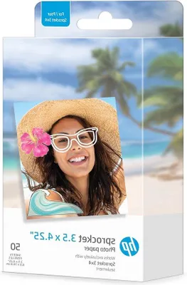 Produktbild von Famanu Fotopapier 3,5 x 4,25 Zoll selbstklebend - 50 Stück