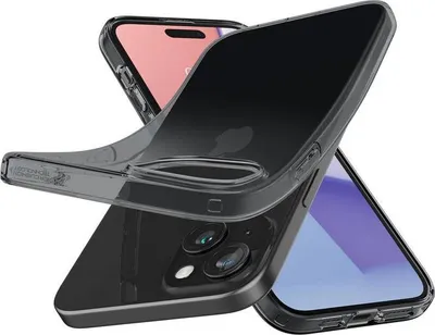 Produktbild von Spigen Crystal Flex, Cover, Apple, iPhone 15 Plus, 17 cm (6.7"), Grau