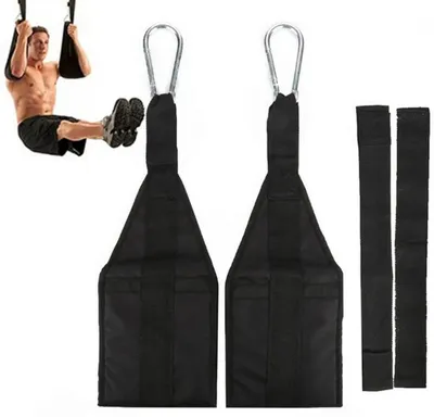 Produktbild von Unyqoos Verstellbare Bauchmuskelschlaufen® für effektives Bauchtraining an einer Klimmzugstange