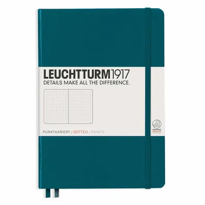 Produktbild von Leuchtturm 359696, Einfarbig, Grün, A5, 251 Blätter, 80 g/m², Hardcover
