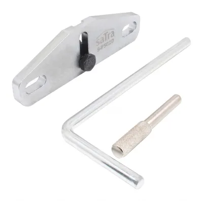 A set of automotive tools on a white background.