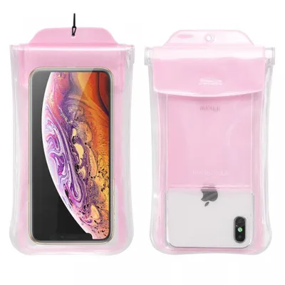 Produktbild von Baseus Safe Airbag Wasserdichte Universal Tasche für iPhone, Samsung, Huawei bis zu 6.5" pink