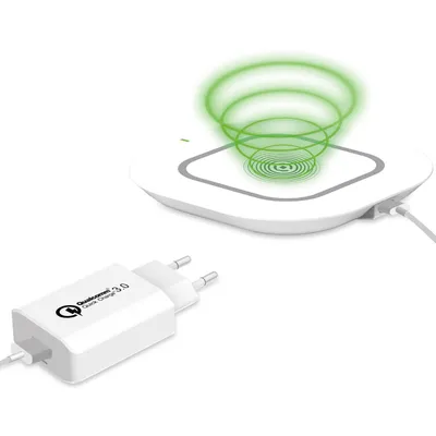 Zdjęcie produktu dla Celly WLKIT3IN1WH, Wewnętrzna, USB, Bezprzewodowe ładowanie, Biały