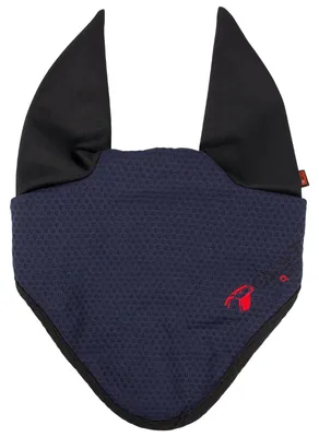 Produktbild von Catago Equestrian Fliegenmütze FIR-Tech Fliegenhaube Navy Warmblut