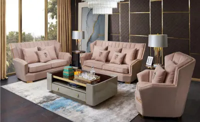 Produktbild von Polster Couchen Couch Modern Luxus Sofagarnitur 3+2+1 Sitzer Set Design Sofa Neu
