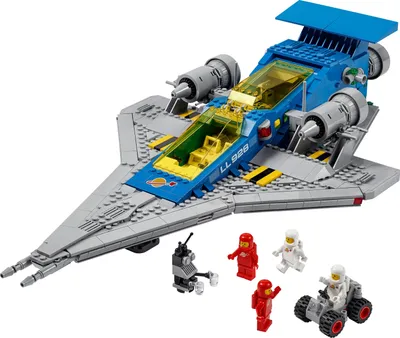 Produktbild von LEGO 10497 Icons Entdeckerraumschiff, Raumschiffmodell zum 90-jährigen Jubiläum, Sammleredition, Weltraum Set mit Astronautenfiguren, Geschenkidee