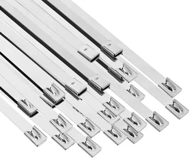 Obrázek produktu pro vidaXL Stahovací pásky, 50 kusů, 7,9 x 500 mm, stříbrné