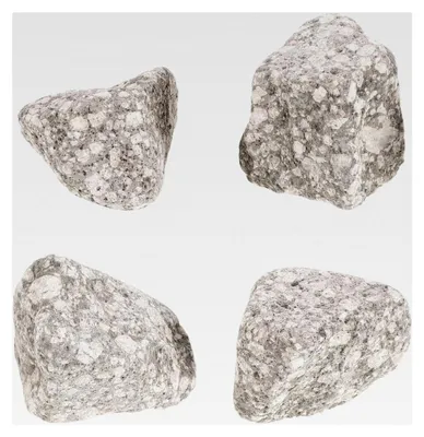 Produktbild von 4 Saunasteine 5–8 cm aus natürlichem Basalt für Saunaöfen und Dampfbäder, hitzebeständige Ersatzsteine