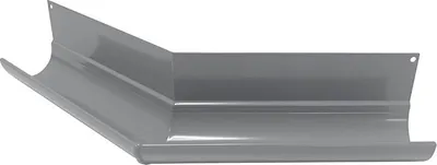Immagine prodotto di Sistema di gronda in alluminio Renoplast R50, angolo di gronda, angolo esterno 135°, grigio