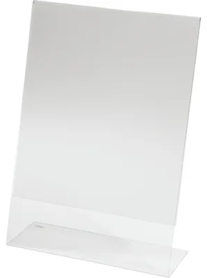 Produktbild von SIGEL Tischaufsteller A4 schräg aus Acryl, UV-beständig