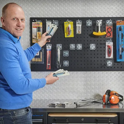 Produktbild von Werkzeughaken im 20er Set - 15 cm