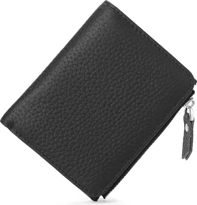 Produktbild von SENDEFN Damen Geldbörse Klein Leder RFID Schutz Schwarz