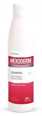 Zdjęcie produktu dla Eurowet Hexoderm Pielęgnacja Skóry Psa i Kota 200ml