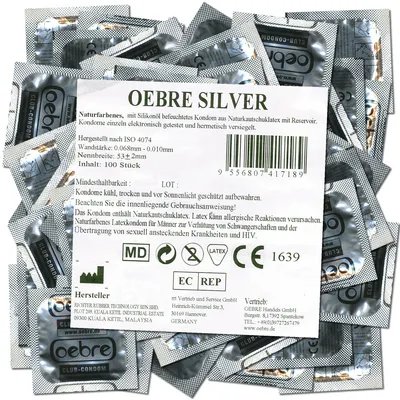 Produktbild von Oebre Silver - Club-Condom - 100 Kondome