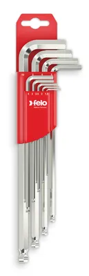 Produktbild von Felo Winkelschlüssel Satz 9-tlg. HEX Kugelkopf lang 1,5-10 mm