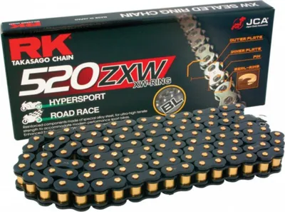 Zdjęcie produktu dla RK Chain 520 Zxw 114 N Black Scale Open