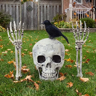 Productafbeelding van Halloween decoratie horror skelet schedel