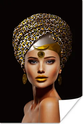 Produktbild von MuchoWow® Poster Frauen - Accessoires - Gelb 20x30 cm - Papierdruck