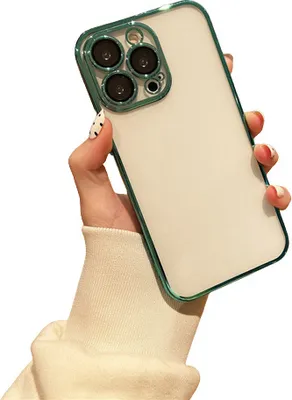 Produktbild von INF Handyhülle mit Objektivschutz Grün iPhone 14 Pro Max