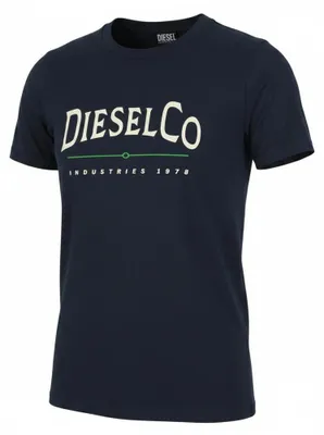 Produktbild von Diesel T-diego-boss Herren T-shirtblue Tricot Crew Collar Short Sleeved - XL
