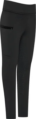 Produktbild von Imperial Riding Kinder Winter Reitleggings IRHTeddy Full Grip black, Größe:164