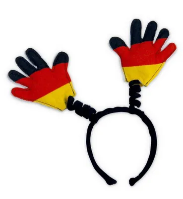 Produktbild von Wabbles "FAN" Hände Deutschland Haarreif mit Wackeleffekt