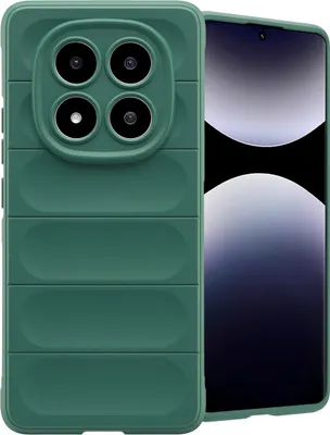 Produktbild von imoshion EasyGrip Backcover Xiaomi Redmi Note 14 Pro (5G) - Dunkelgrün