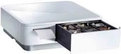Produktbild von Star Micronics, mPOP Kombinierter 58mm Thermodrucker und Kassenschublade, USB-C, USB-B, USB-A x 1, Autocutter, weißes Gehäuse (39655290)