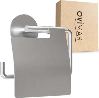 Produktbild von Toilettenpapierhalter Hanstholm 81004183 silber Packung mit 20 Stück