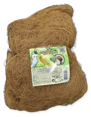 Productafbeelding van Tyrol - Nestbol voor parkieten, gemaakt van kokosvezel - Geschikt voor huisdieren (vogels) - Duurzaam