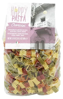 Image de Pâtes Cuoricini, forme cœur, 500 g - Dalla Costa