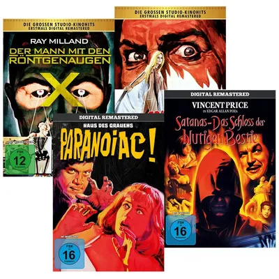 Productafbeelding van Grusel Klassiker Paket, 60er Jahre. 4 DVDs.