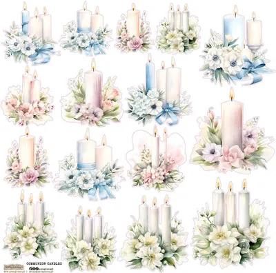 Produktbild von AUFKLEBER - ScrapLove - Frühling 4 Blumengirlanden
