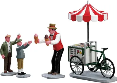 Produktbild von Lemax Weihnachtsdorf: Eisverkäufer