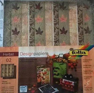 Immagine prodotto di Carta decorativa 190 g/m² 30,5 x 30,5 cm, 5 fogli - Galeria Hobby