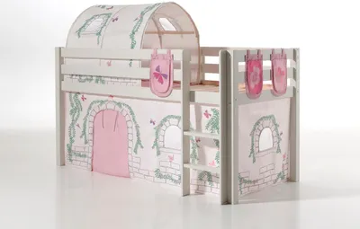Produktbild von Pino Spielbett Kiefer Textilset Baumwolle