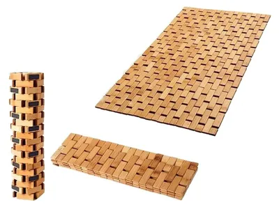 Obrázek produktu pro Bambusová podložka pod sprchu a do koupelny