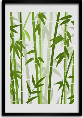 Produktbild von Bild - Bilderrahmen - Foto - 70 cm x 100 cm - MDF - Rahmen - Wandkunst - Bambus