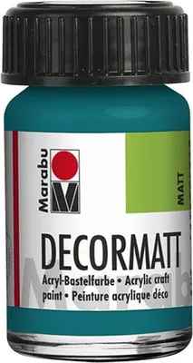 Produktbild von Marabu 1401 39 290 Decormatt Acryl, Türkis 290, 15 ml