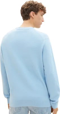 Produktbild von Tom Tailor Pullover Strickpullover einfarbig mit Struktur