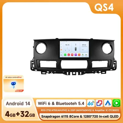 Productafbeelding van Android Autoradio met 10.1 inch touchscreen en Carplay voor auto's vanaf 2003